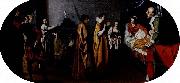 Andrea Boscoli Geburt der Jungfrau oil painting on canvas